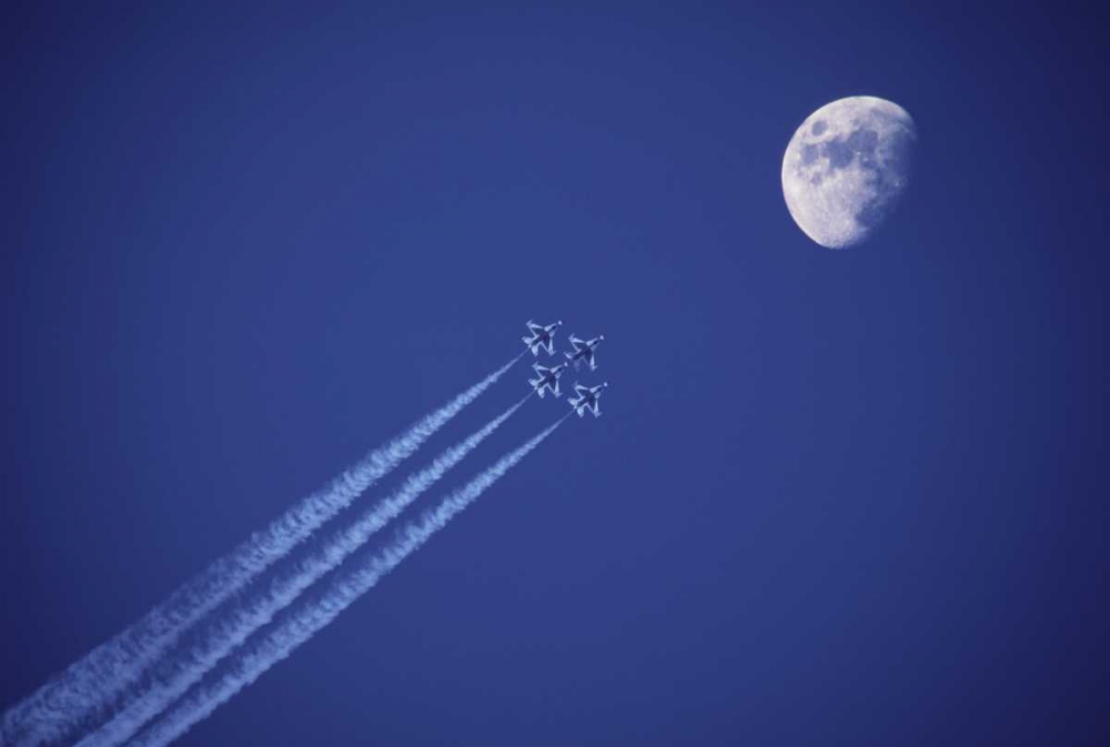 Canada, BC Four fighter jets fly in formation